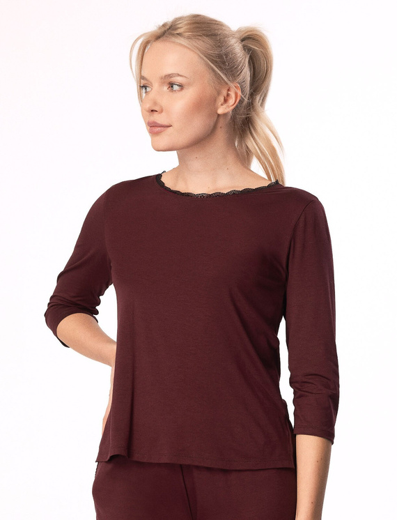 Koszulka Mefemi Margot 3/4 S-2XL granatowy