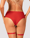 Figi Obsessive Belovya Garter Panties czerwony