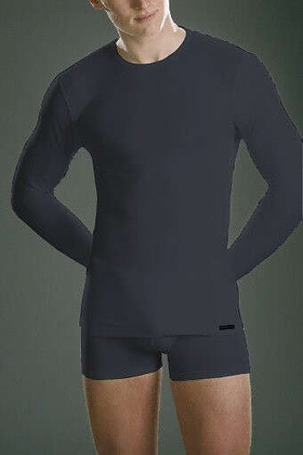 Koszulka Cornette 214 Authentic dł/r M-3XL grafitowy