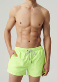 Szorty kąpielowe Atlantic KMB-222  M-2XL limonkowy