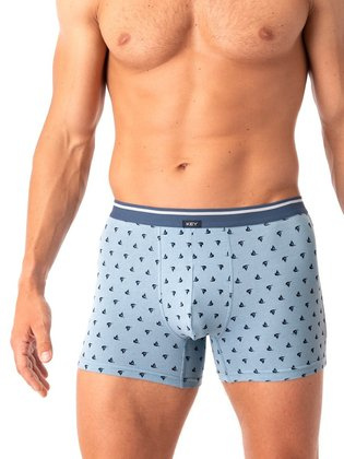 Bokserki Key MXH 846 B25 M-2XL niebieski