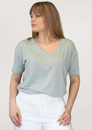 Bluzka Babell Patty kr/r S-XL miętowy