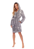 Szlafrok L&L 2212 Nela S-XL damski melange