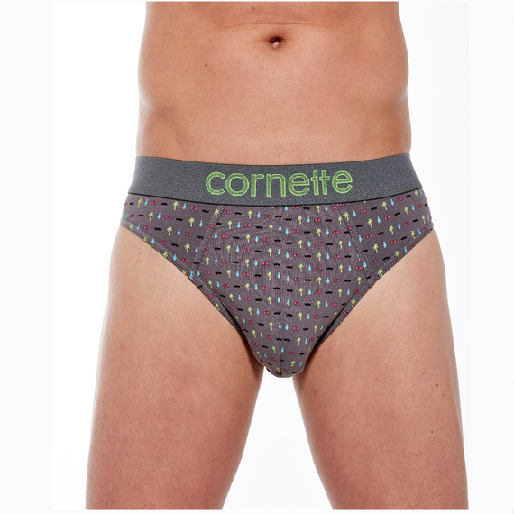 Slipy Cornette High Emotion 507/35 S-2XL grafitowy