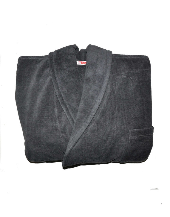 Szlafrok De Lafense 803 M-2XL męski szary-paski