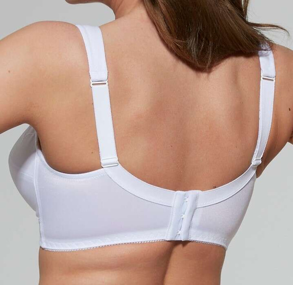 Biustonosz miękki bez fiszbin Viki 581 Zofia biały