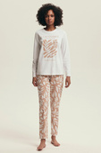 Piżama Henderson Ladies 43689 Dextra dł/r S-3XL cream