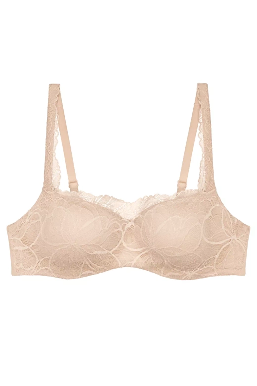 Triumph Stanik Body Make-Up Illusion Lace Balconette, beż