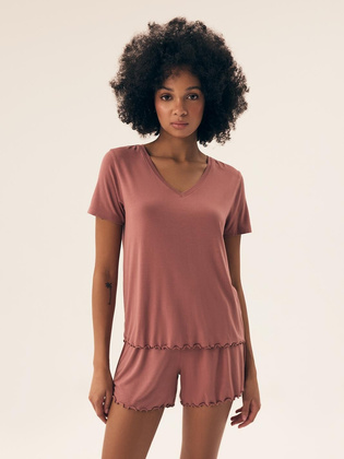 Piżama Henderson Ladies 43022 kr/r Noves S-3XL mauve