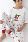 Piżama Sensis Lillian 3/4 Christmas S-XL śmietankowy