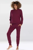 Modny komplet damski/dres z kapturem Seattle, bordo
