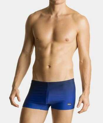 Bokserki kąpielowe Atlantic KMS-317 M-2XL granatowy-niebieski