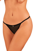 Stringi Obsessive Celia Noir Crotchless Thong czarny