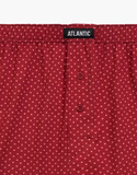 Bokserki Atlantic 2GMB-008 A'2 S-2XL granatowy-czerwony