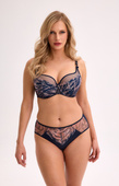 Biustonosz Semi Soft Gaia BS 1329 Sienna granatowy-różowy