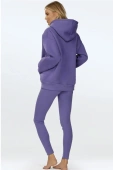 Modny komplet damski/dres ze legginsami OSEYE, fioletowy