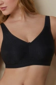 Miękki biustonosz bez fiszbin i usztywnień Marivi, negro/czarny