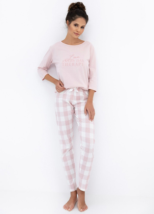 Piżama Sensis Annabelle 3/4 S-XL różowy jasny