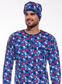 Koszula Cornette 110/24 Playboy dł/r S-2XL męska granatowy