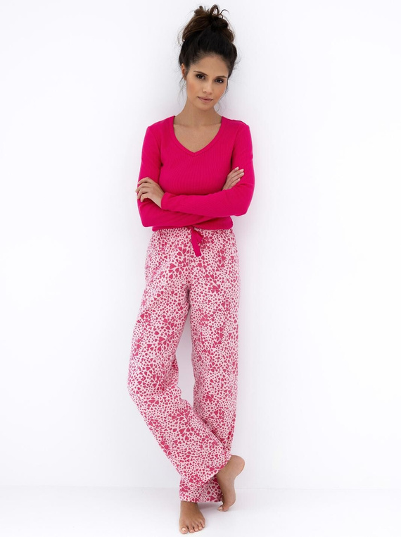 Piżama Sensis Landry dł/r S-XL różowy