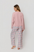 Piżama Mefemi Stella PW75 S-2XL różowy-szary