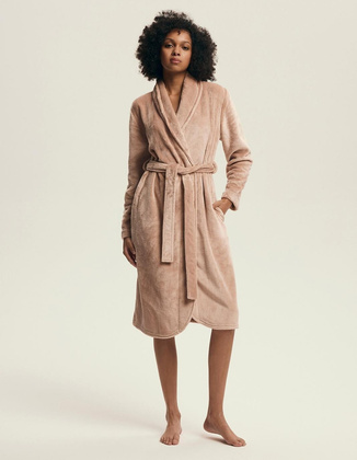 Szlafrok Henderson Ladies 43595 Dextra S-2XL peach