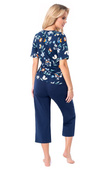 Piżama Donna Caroline 3/4 kr/r M-2XL dark blue