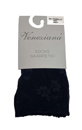 Skarpetki Veneziana Fiorella nero