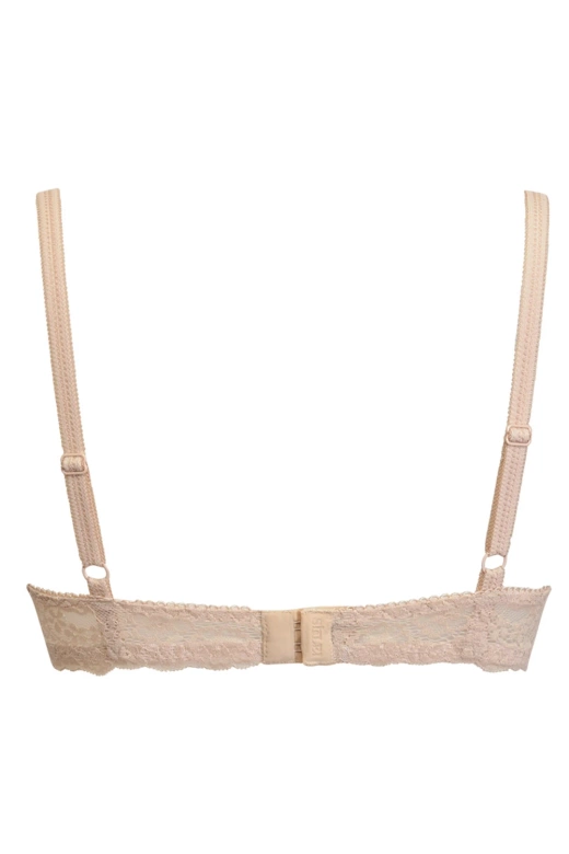 Miękki koronkowy biustonosz na fiszbinach Allure 2672, cipria/beżowy