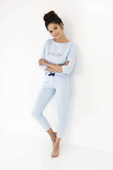 Piżama Sensis Beauty Sleep 3/4 S-XL błękitny