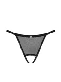 Stringi Obsessive Celia Noir Crotchless Thong czarny