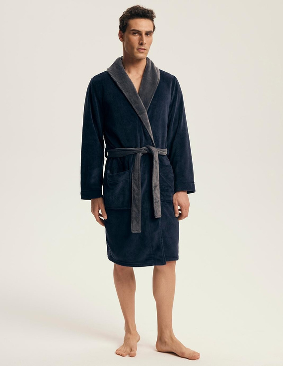 Szlafrok Henderson 43378 Nocturn M-3XL navy