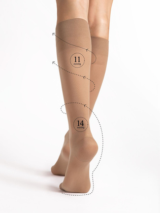 Podkolanówki Fiore M 2107 Travel 30 den light natural