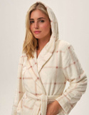Szlafrok Henderson Ladies 41877 Fina S-2XL cream