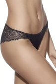 Koronkowe figi z tiulem IRINA, negro-czarny