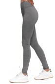 Klasyczne legginsy wysoki stan RDL1000-018, szare