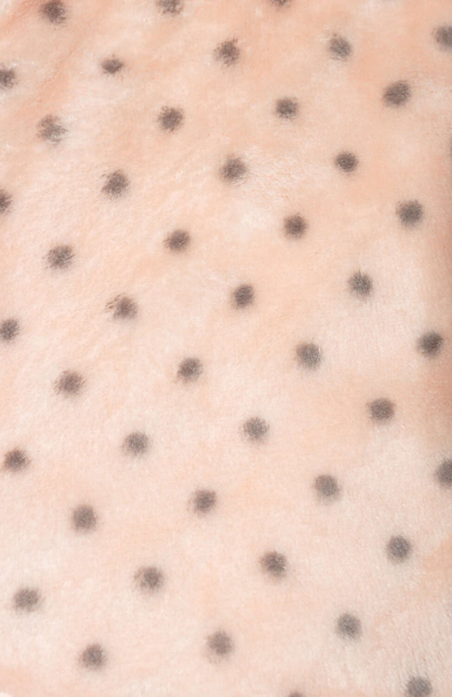 Szlafrok De Lafense 546 Melanie S-2XL damski ecru-kropki