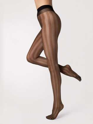 Rajstopy Fiore G 6109 Raya 20 den 2-4 black-brown