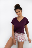 Piżama Sensis Marisol  kr/r S-XL burgund