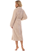 Szlafrok L&L 2413 Camelia długi M-2XL damski ecru