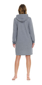 Szlafrok-bluza, miękki i ciepły 5116 bawełna, szary