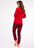 Piżama Cornette 671/421 Winter dł/r Christmas S-2XL damska czerwony