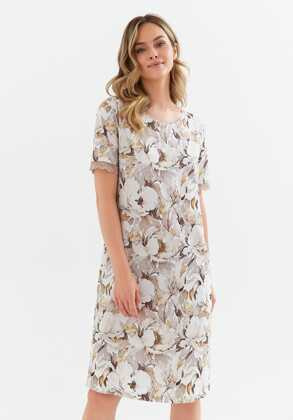 Koszula Cana 419 kr/r S-XL kwiaty-taupe