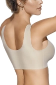 Biustonosz Wygodny Top Codzienny Bezszwowy Olivia, tierra-beż