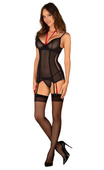 Gorset Obsessive Glandez Corset XS-2XL czarny