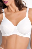 Gładki Miękki Biustonosz Donna 1962, bianco/biel