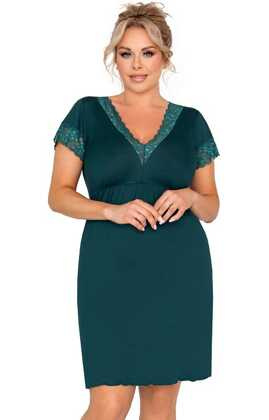 Koszula Donna Mariza Plus kr/r 3XL-6XL zielony