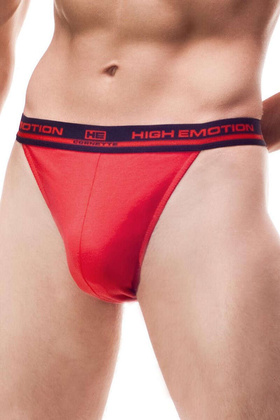 Slipy Cornette Tanga 501 High Emotion S-2XL czerwony