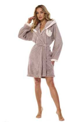 Szlafrok L&L 2411 Lazy damski S-XL opal