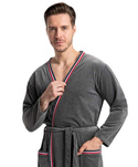 Szlafrok Luna 854 M-2XL męski granatowy